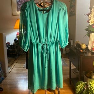 Seafoam Knee Dress